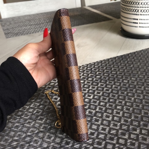 Authentic Louis Vuitton Damier Ebene Pouch Bag - Picture 6 of 11